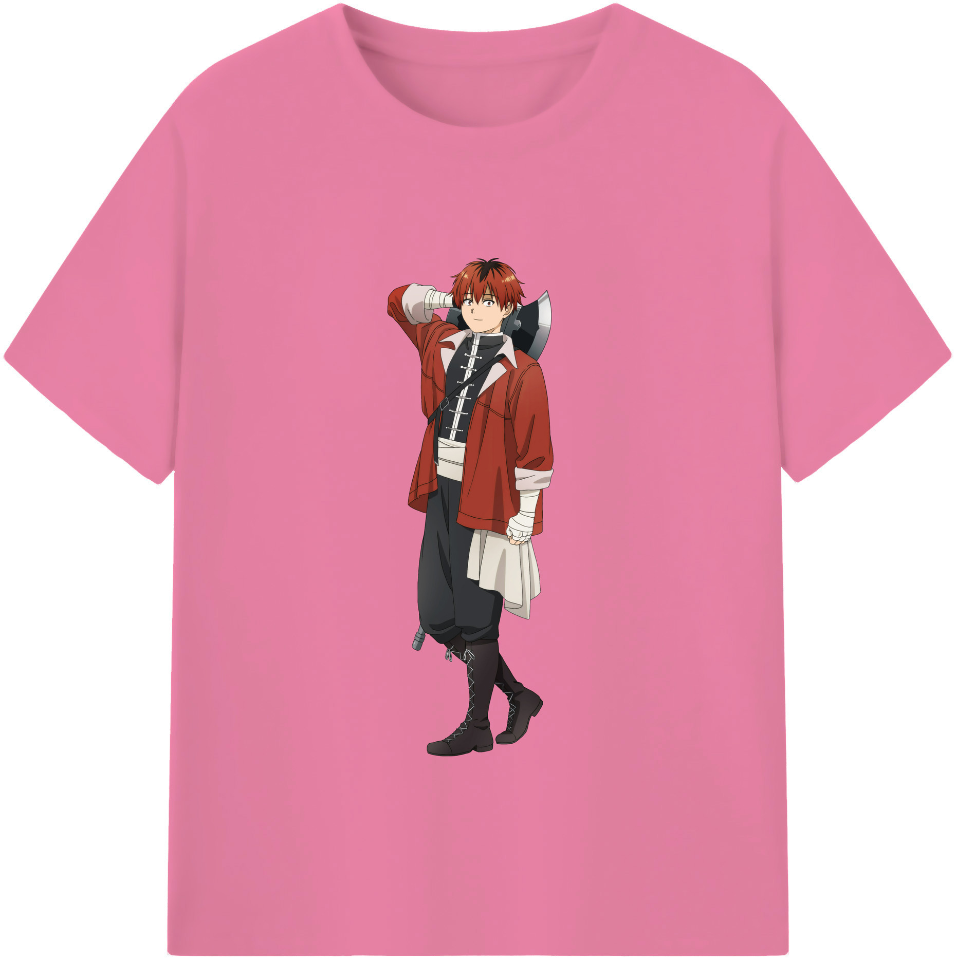 （画像用） 葬送のフリーレン Frieren 綿100％半袖Tシャツ（フロントプリント）